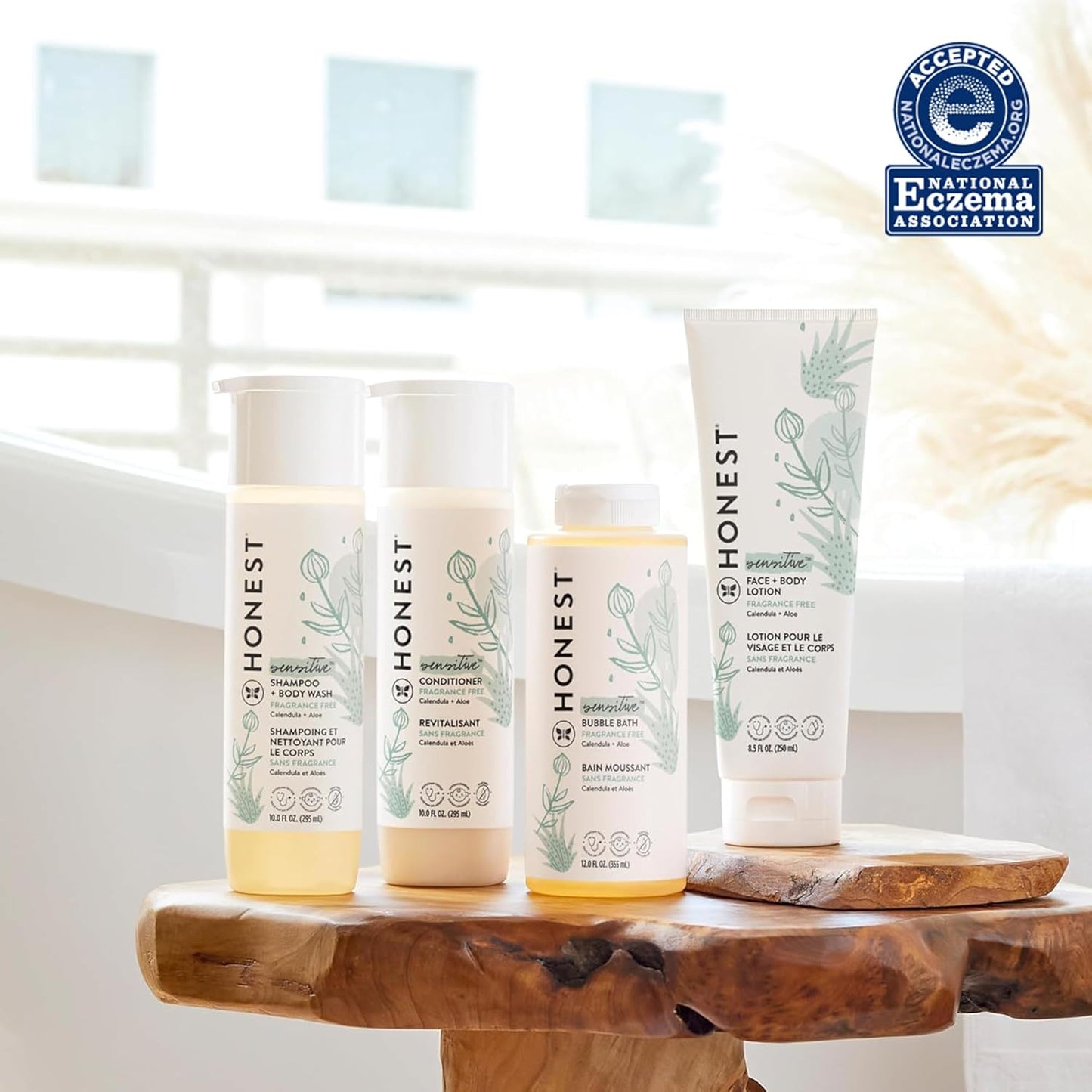 The Honest Company 2-in-1 Cleansing Shampoo + Body Wash for Sensitive Skin | Gentle for Baby |
