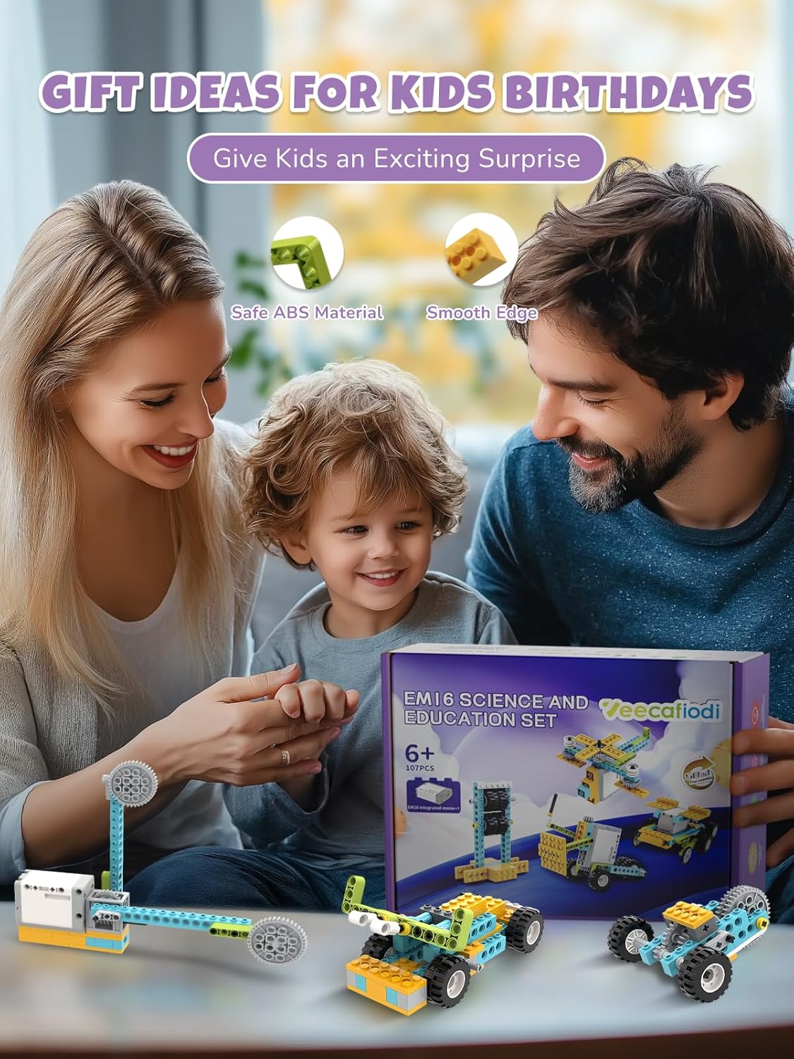 50-in-1 STEM Building Toys for Kids Aged 6-12: 50 Models Science Educational Engineering Blocks