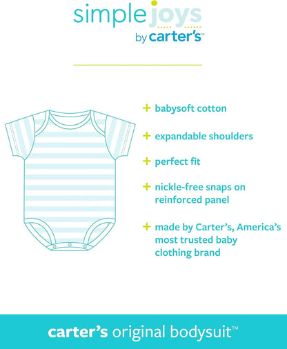 Simple Joys by Carter's Baby 8-Pack Short-Sleeve Bodysuit