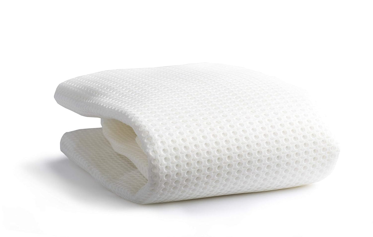 Lullaby Earth Breathe Safe Air Breathable Crib Mattress Pad, Removable Mattress Cover with