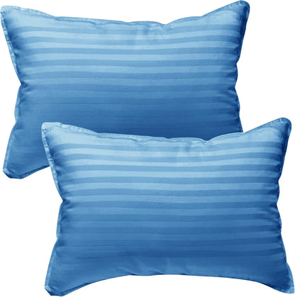 kinder Fluff Children Pillows (2X) - The Only Twin Pillows for Kids 300T Cotton Shell & Down