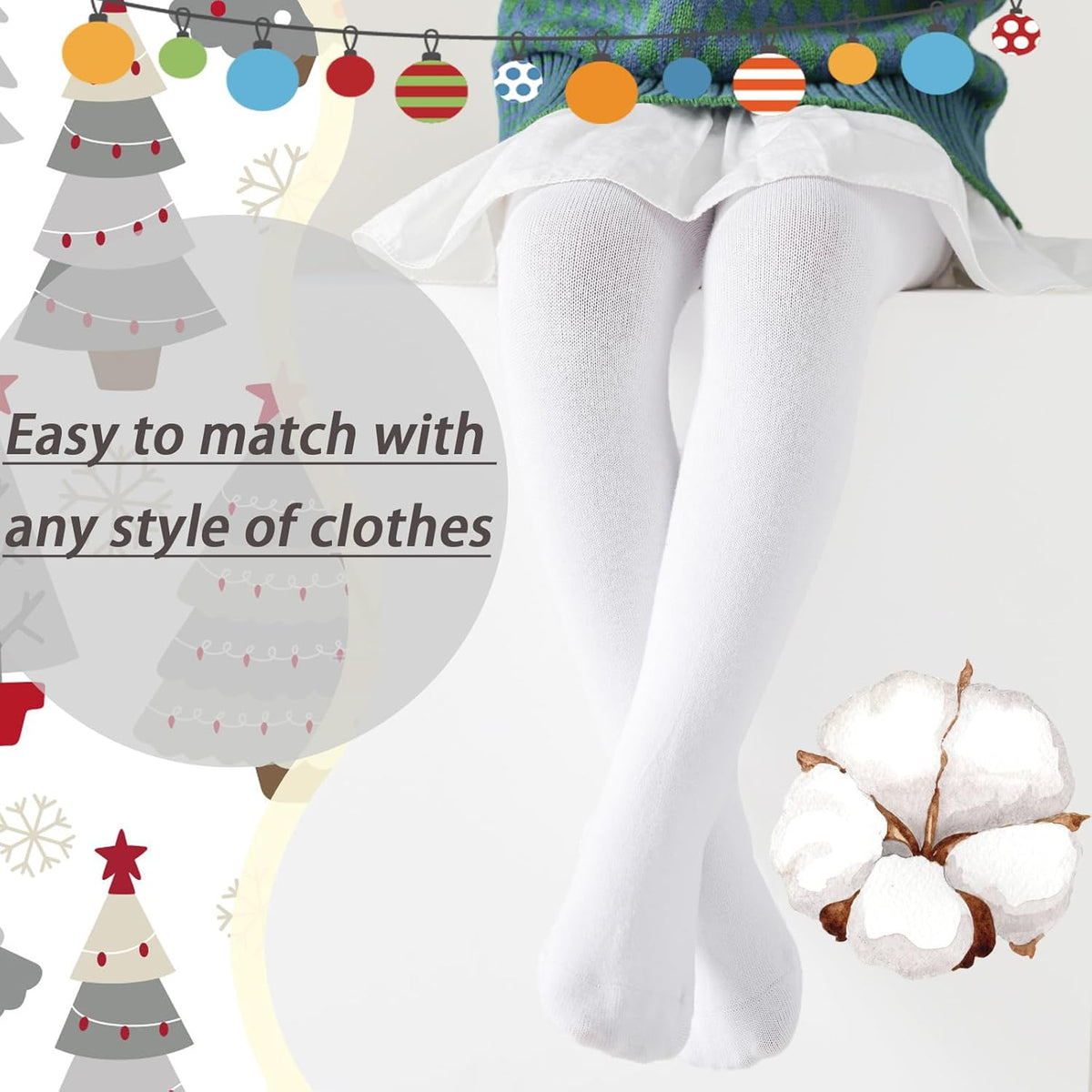 Mini angel Baby Tights Non Slip Baby Girl Tights Seamless Cotton Pantyhose Toddler Stockings Winter