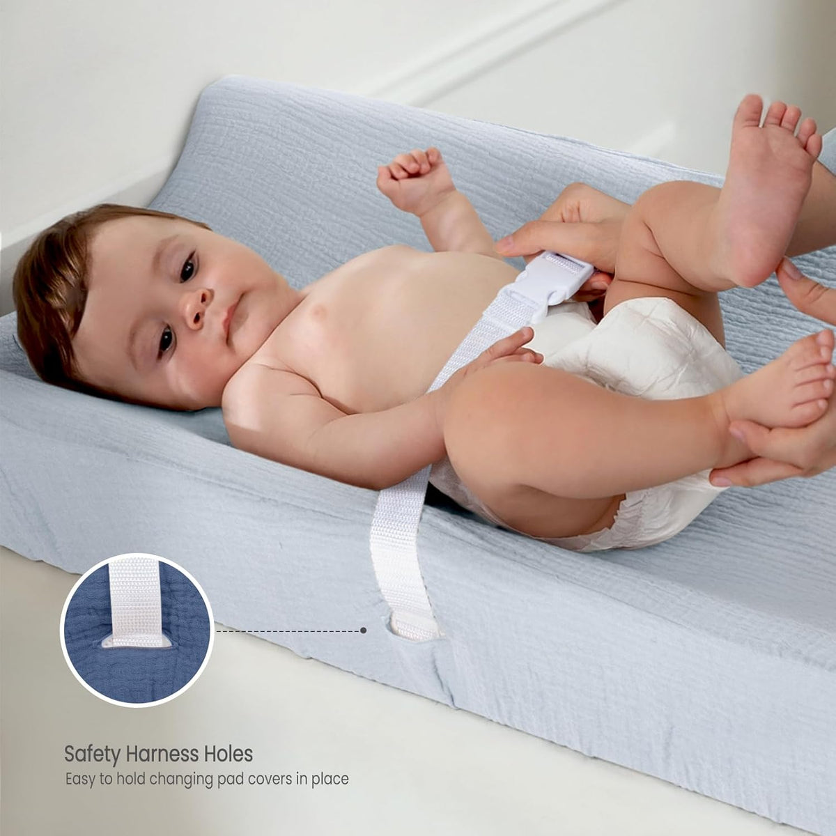 lulumoon Baby Changing Pad Cover: Muslin Diaper Changing Table Pad Cover - Changing Pad Sheets for