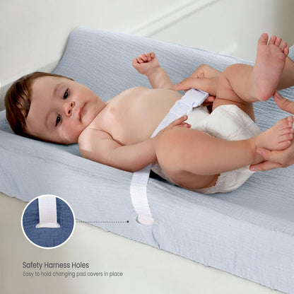 lulumoon Baby Changing Pad Cover: Muslin Diaper Changing Table Pad Cover - Changing Pad Sheets for