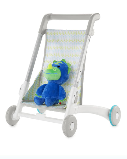 Skip Hop Baby Walker 4-in-1 Sit to Stand Convertible Light Up Walker with 40+ Activities Explore &
