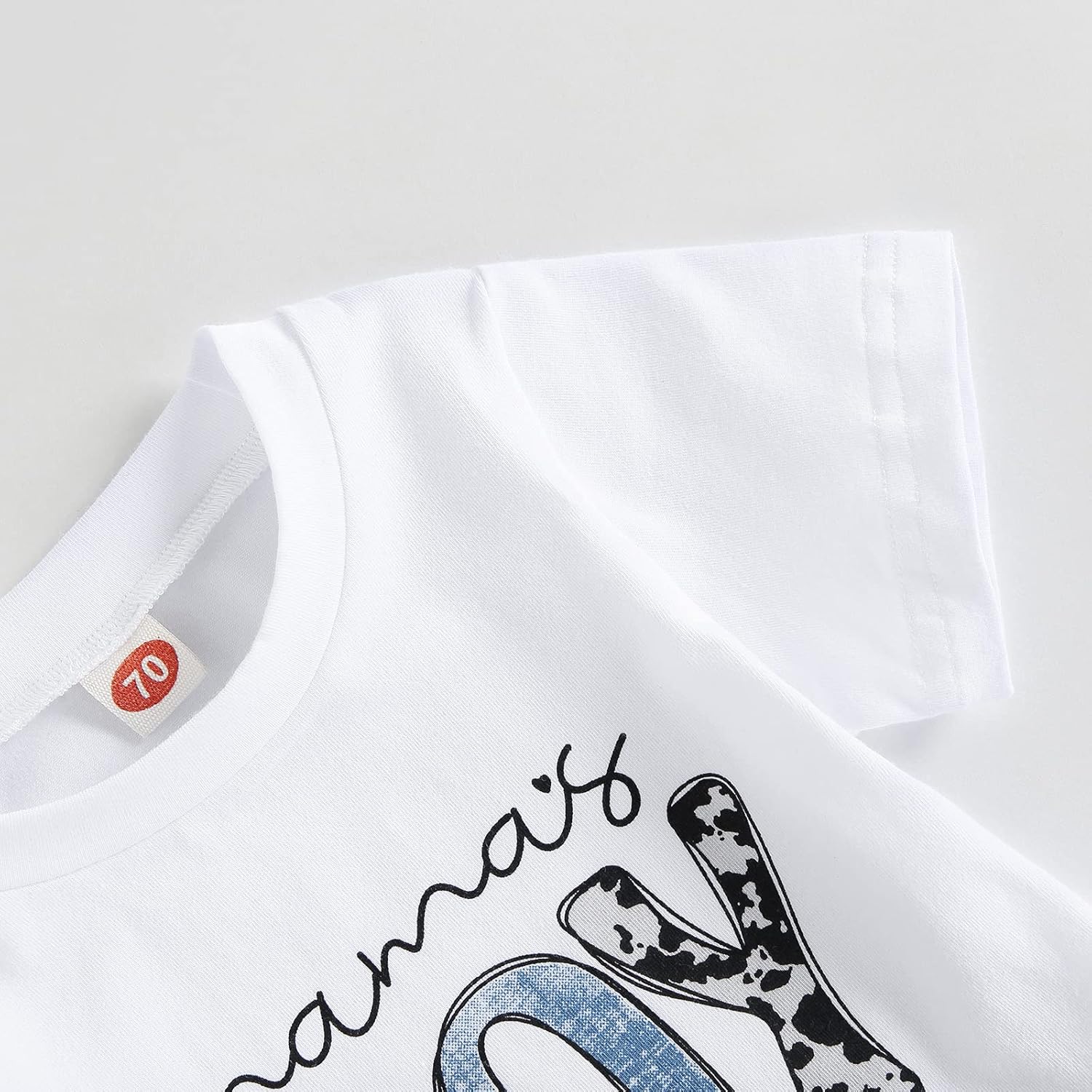 fhutpw Baby Toddler Boy Clothes Summer Outfits 6 12 18 24 Months Patchwork Short Sleeve T Shirt &