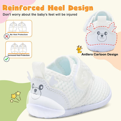 FEETCITY Baby Walking Shoes Barefoot Baby Shoes Infant Sneakers Newborn Crib Shoe Lightweight