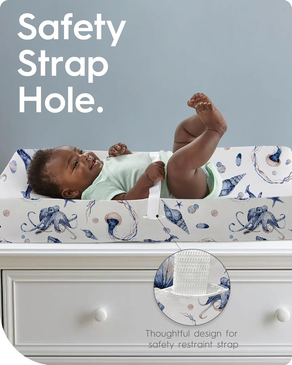 Extra Stretchy Changing Pad Cover, TotBasic Ultra Soft Premium Jersey Knit Changing Pad Sheets