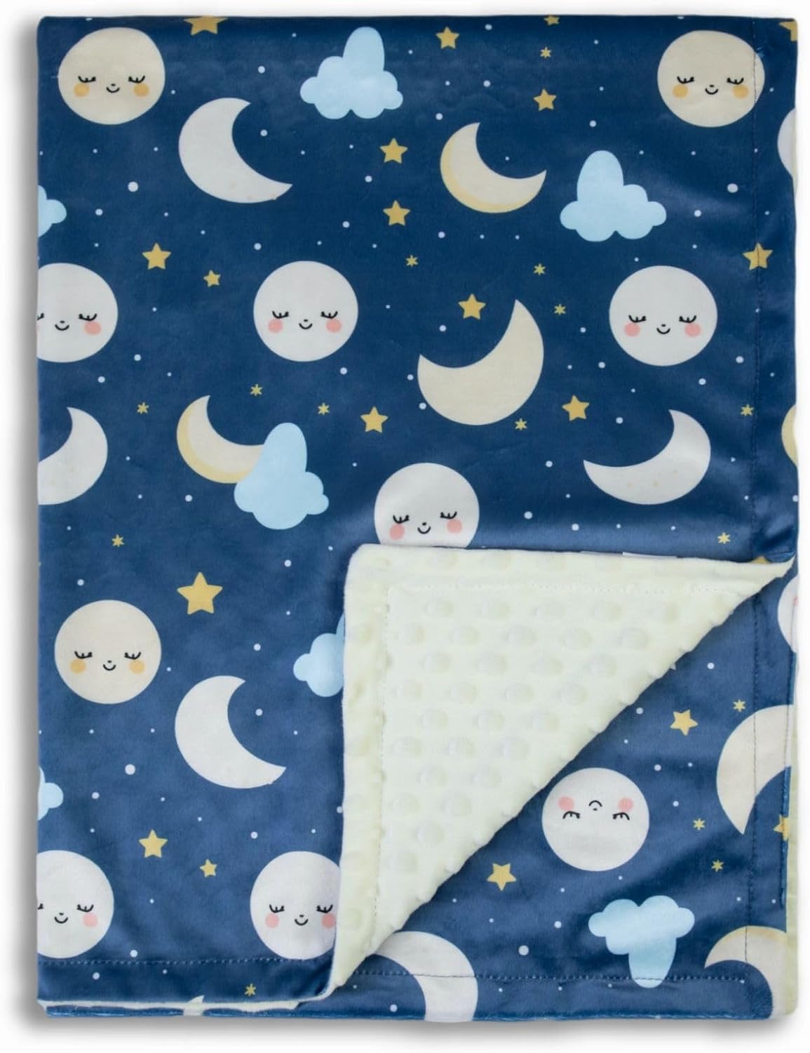Baby Blankets for Unisex Boys Girls, Super Soft Nursery Minky Blankets, 30 x 40 inch Outer Space