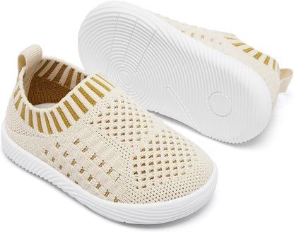 MORENDL Baby Toddler Walking Socks Non-Slip Breathable Unisex Casual Sneakers