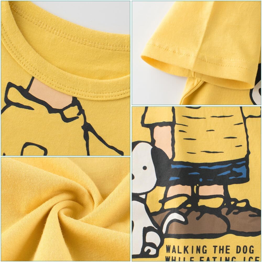 Boys' 4-Pack Excavator Short Sleeve Crewneck T-Shirts Top Tee Size 2-7 Years Toddler Boys' Value