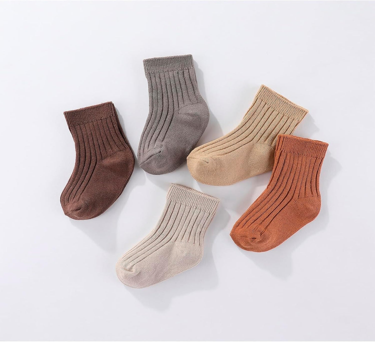 Newborn Baby Boy Girl Caps Mittens Socks Set Cotton Baby Essentials Accessories (Hats+Gloves+Socks)