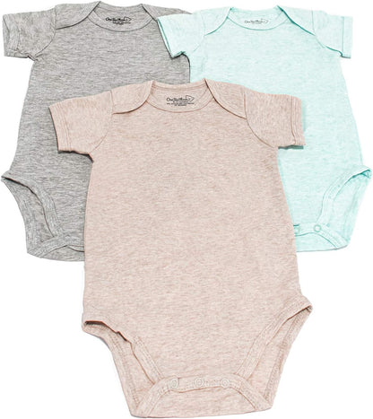 123 Bear Baby Cotton Spandex short-sleeve bodysuits unisex boy girl