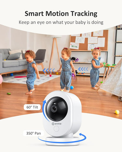 ANNKE 4K UHD House Cameras with Audio and Video, Crater Reno 2.4/5 GHz WiFi Pan & Tilt Camera, 8MP