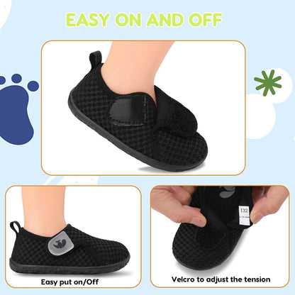 FEETCITY Baby Boys Girls First Walking Shoes Infant Sneakers Crib Shoes Breathable Lightweight Slip