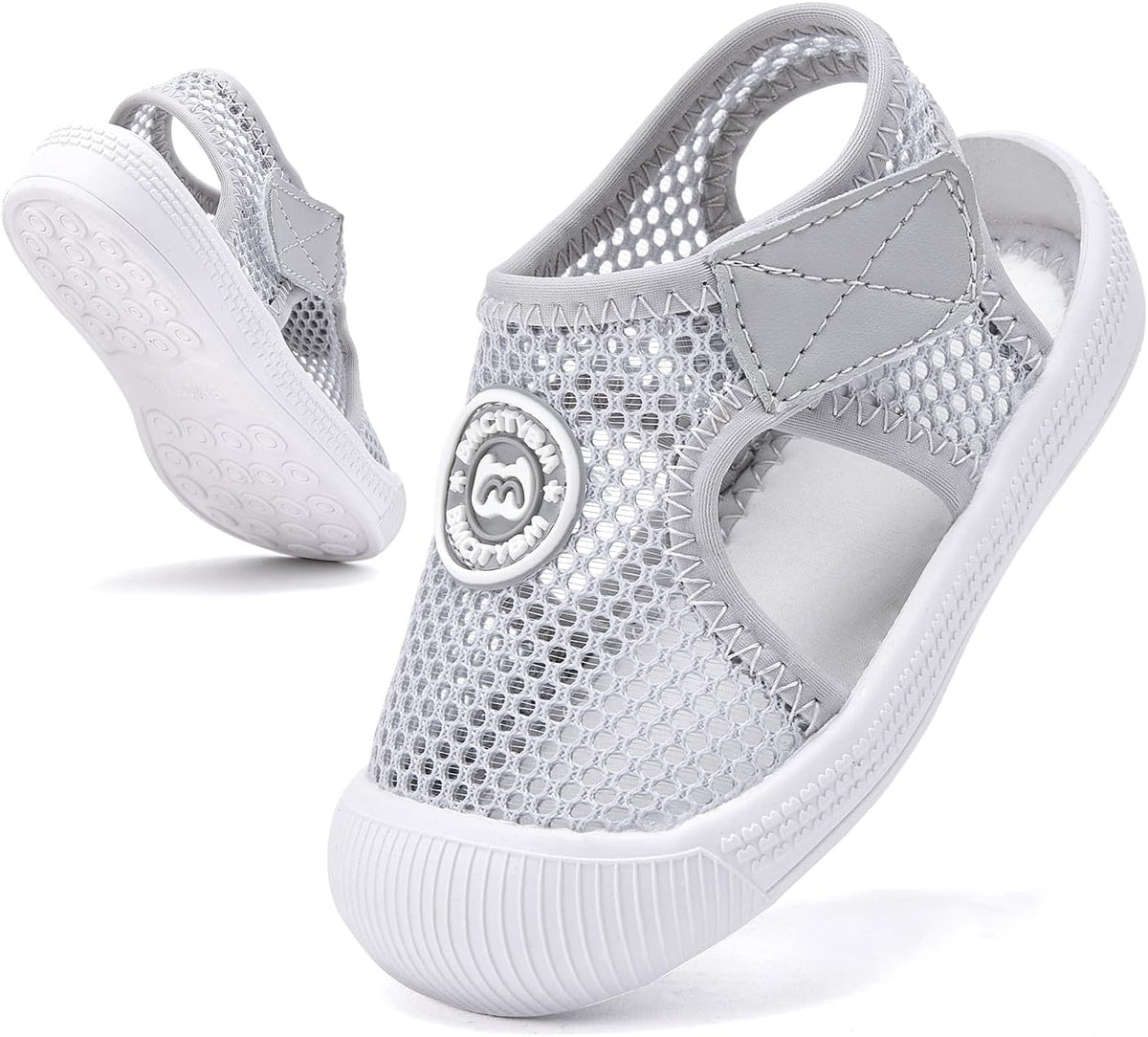 BMCiTYBM Baby Boy Girl Closed Toe Summer Sandals Lightweight Shoes Infant Non-Slip First Walking