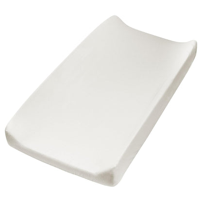 HonestBaby Girls Organic Cotton Changing Pad Cover, Sugar Swizzle, One Size