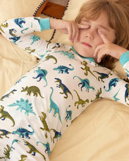 Bamboo Viscose Toddler Pajamas Boys Girls Baby 12M-8Y Pjs Sets Kids 2pcs Snug fit Long-Sleeve