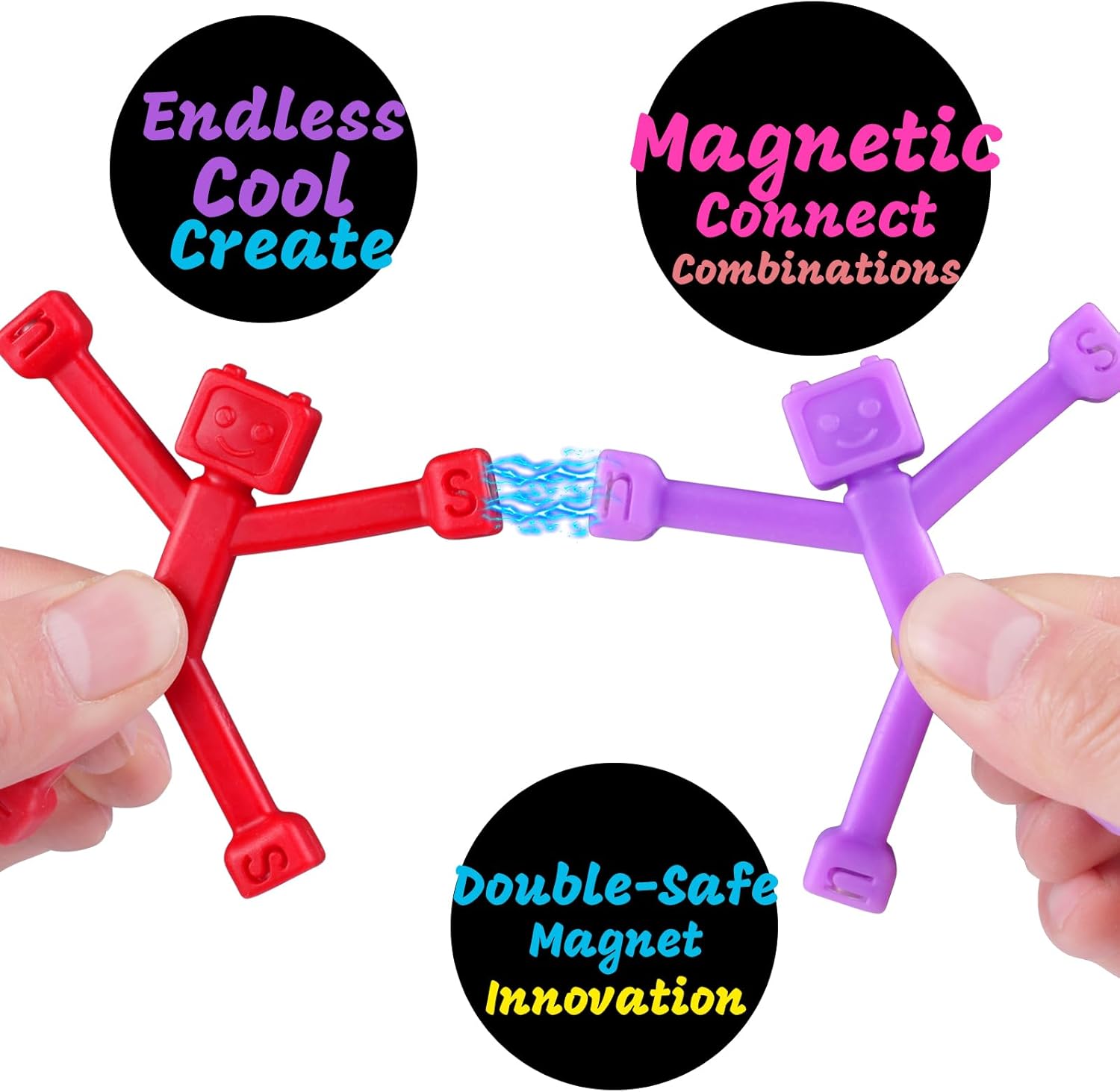12 PCS Magnetic Travel Toys for Kids, Creative, Portable and Educational