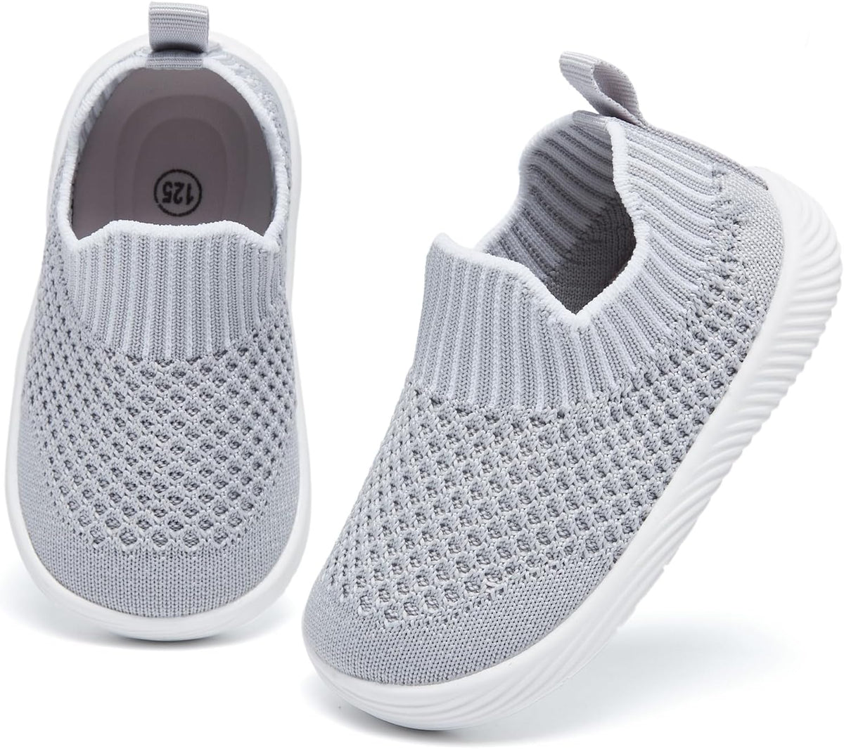 MORENDL Baby Toddler Walking Socks Non-Slip Breathable Unisex Casual Sneakers