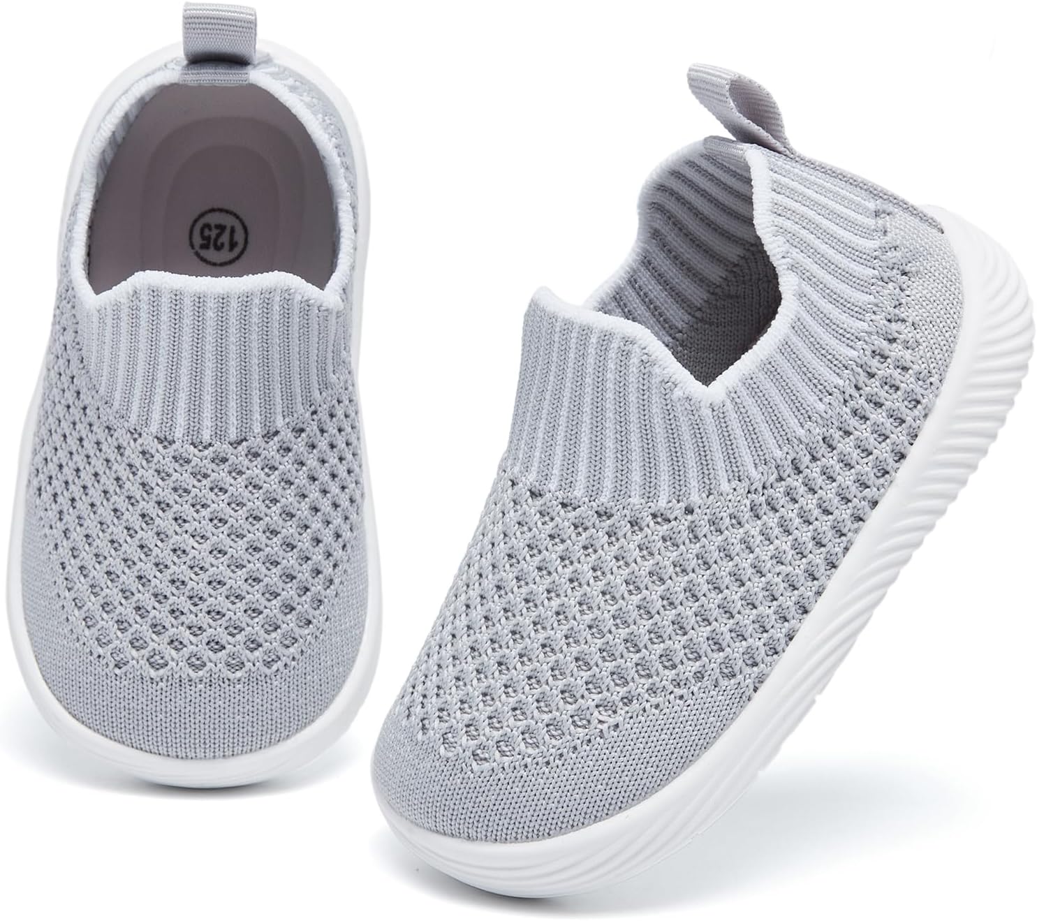 MORENDL Baby Toddler Walking Socks Non-Slip Breathable Unisex Casual Sneakers