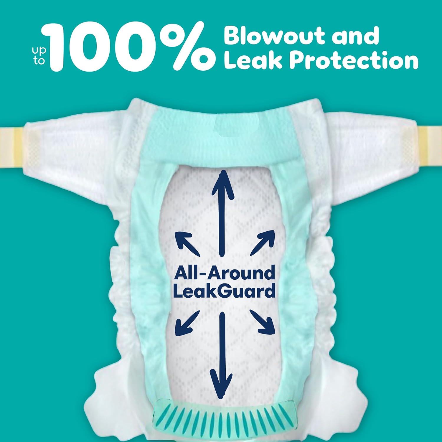 Pampers Baby Diapers - Swaddlers - Size 4, 22 Count, Ultra Absorbent Disposable Infant Diaper