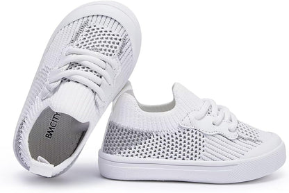 BMCiTYBM Baby Sneakers Girls Boys Lightweight Breathable Mesh First Walkers Shoes 6-24 Months