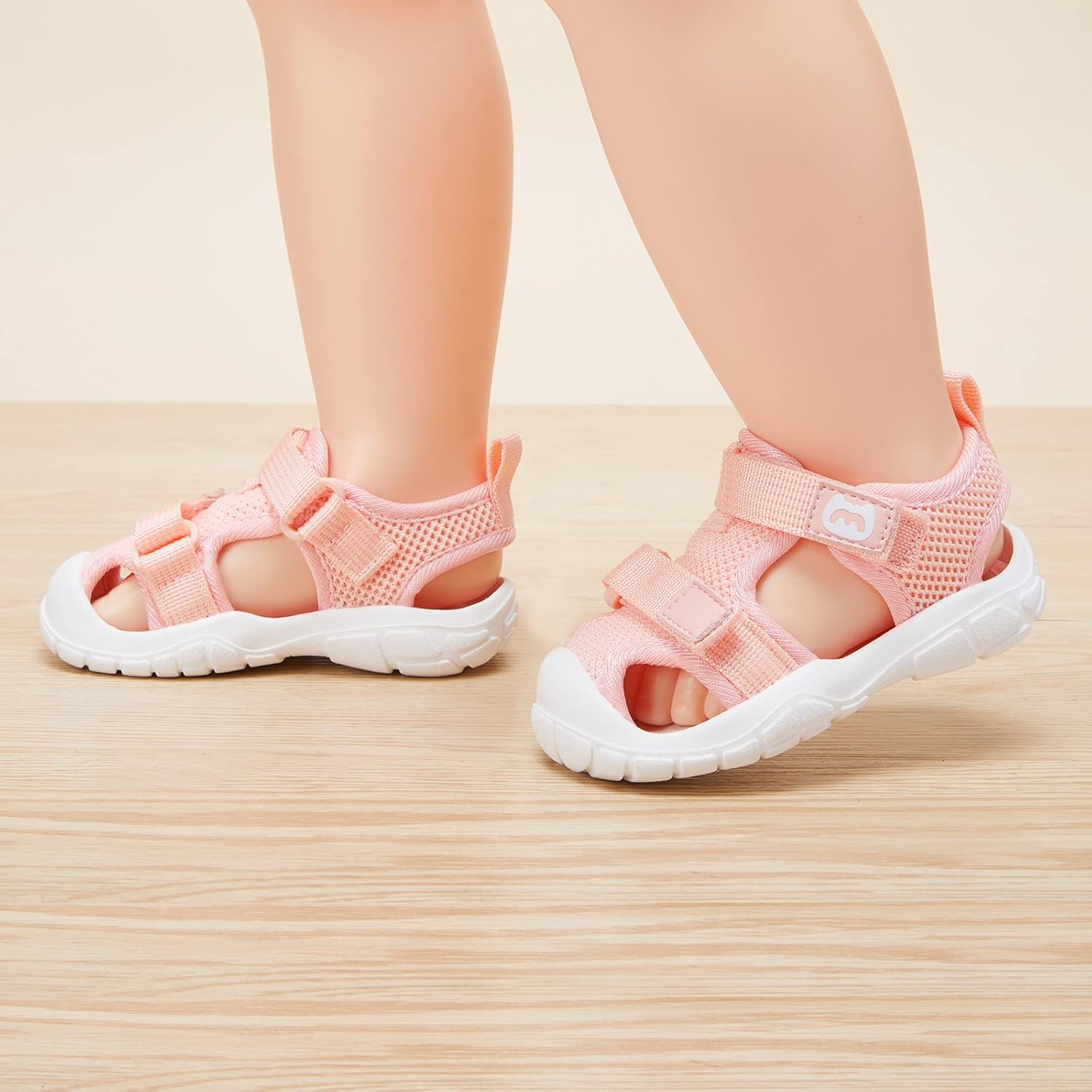 BMCiTYBM Baby Boy Girl Closed Toe Summer Sandals Lightweight Shoes Infant Non-Slip First Walking
