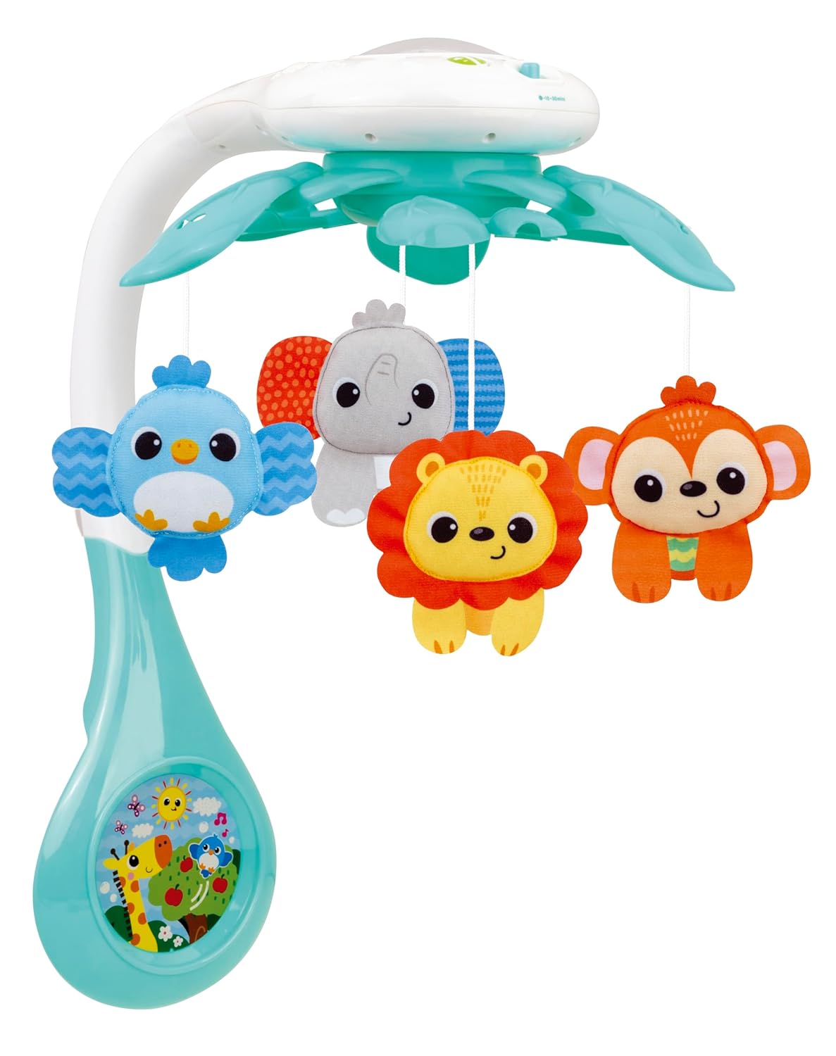 KiddoLab Baby Crib Mobile with Relaxing Music. Includes Ceiling Light Projector with Stars