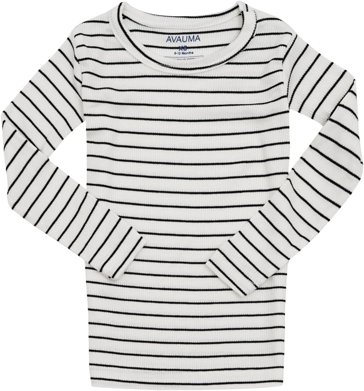 AVAUMA Stripe Pattern Baby Boys Girls Pajama Set Kids Toddler Snug fit Ribbed Sleepwear pjs for