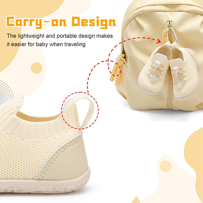 FEETCITY Baby Shoes Boys Girls First Walking Shoes Lightweight Infant Sneakers Slip On Shoe