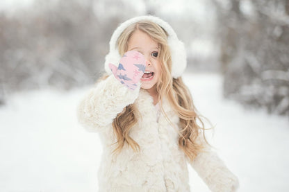 Toddler Gloves Kids Mittens Winter Warm Lined Fleece Gloves Waterproof Snow Baby Mitten for Boys