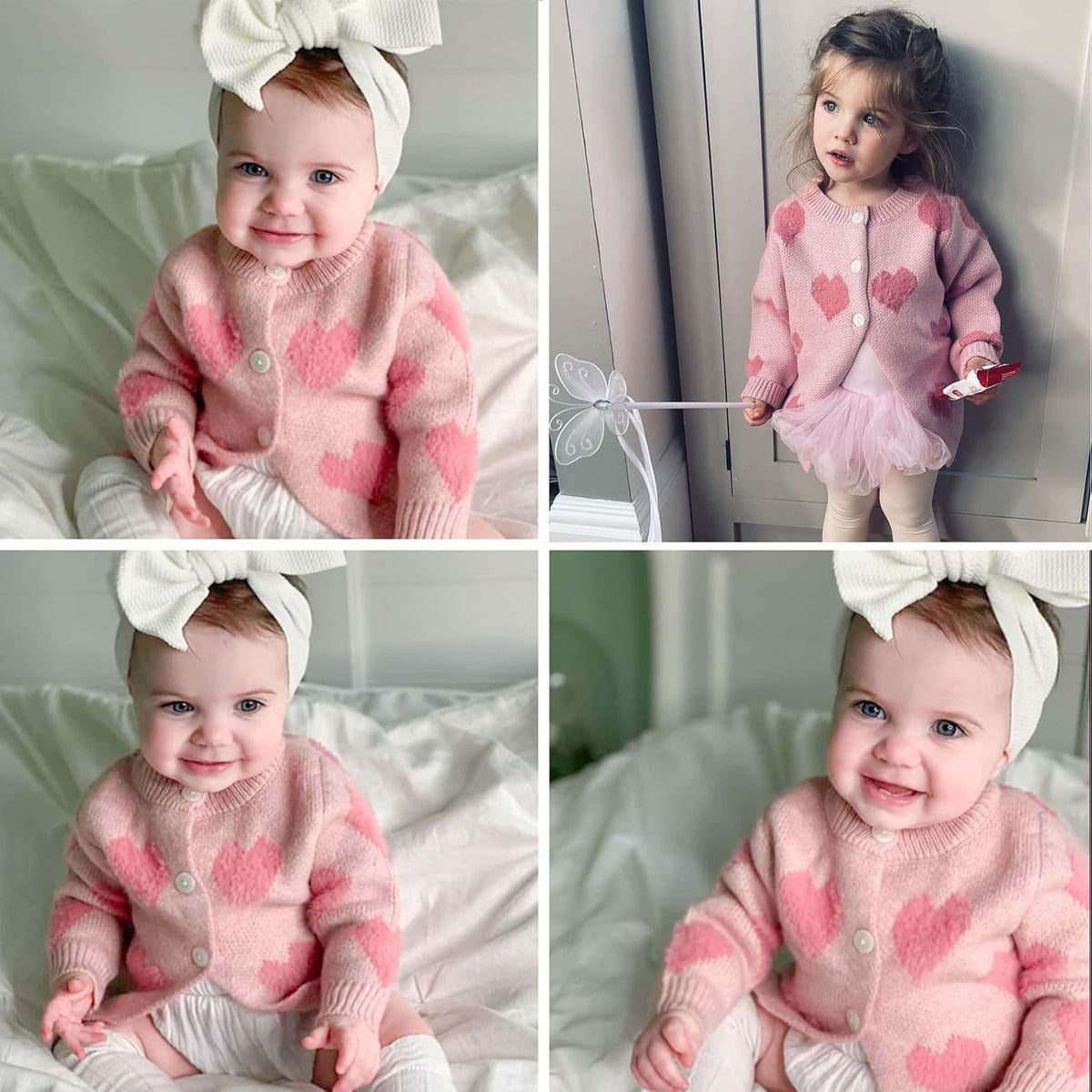 Simplee kids Baby Sweater Animal Leopard Printed Baby Cardigan for Autumn Fall…
