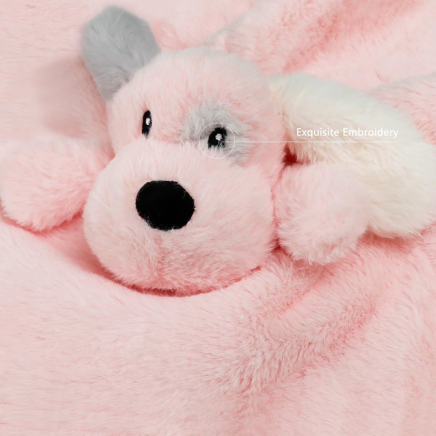 Puppy Baby Security Blanket for Toddler Infant Newborn Boys and Girls Soft Lovey Stuffed Animal