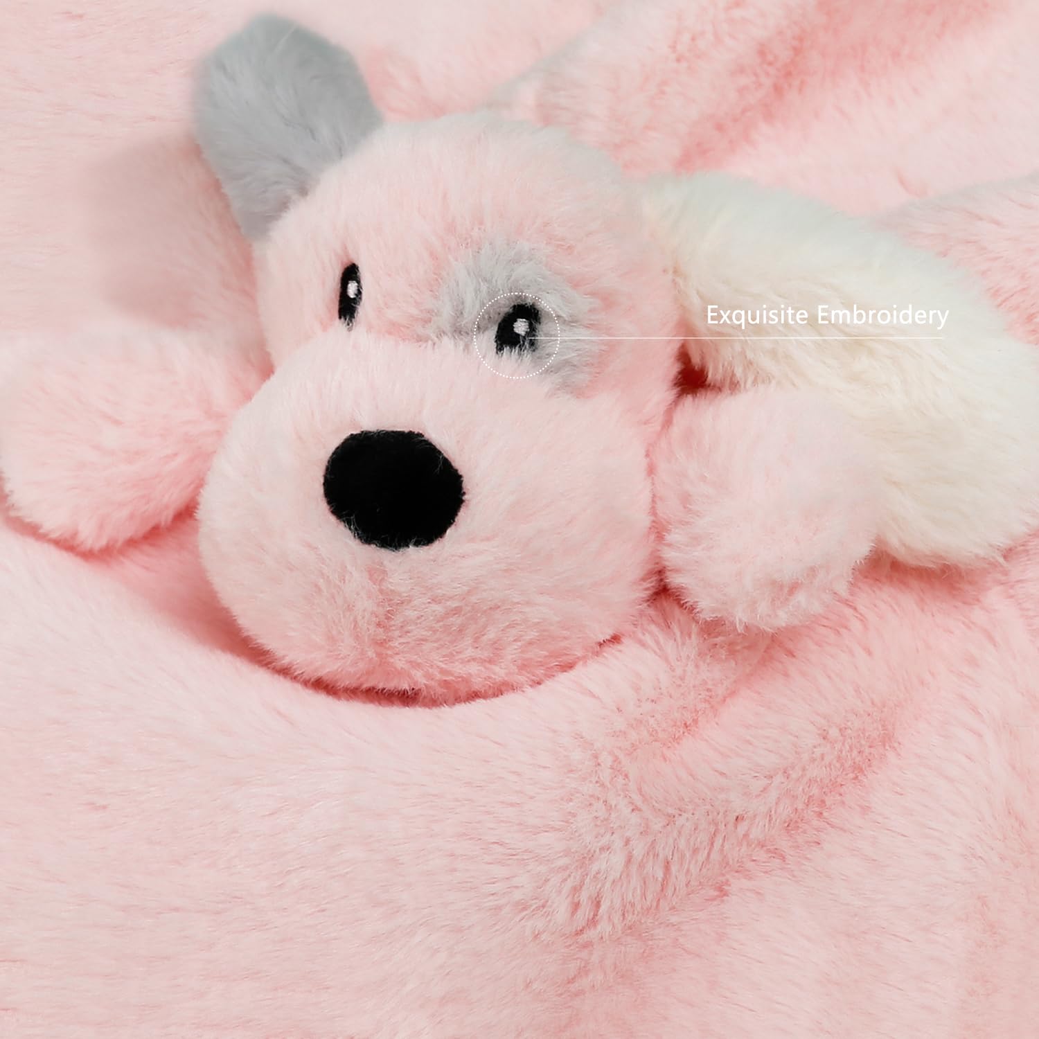 Puppy Baby Security Blanket for Toddler Infant Newborn Boys and Girls Soft Lovey Stuffed Animal