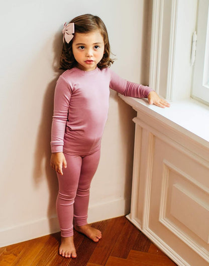 VAENAIT 6M-12Y Toddler Toddler Kids Toddler Girls Boys Soft Comfy Modal Tencel Solid Raglan