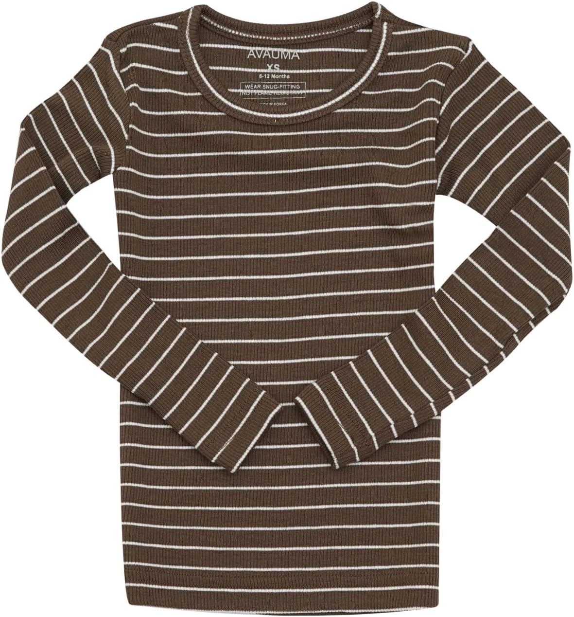 AVAUMA Stripe Pattern Baby Boys Girls Pajama Set Kids Toddler Snug fit Ribbed Sleepwear pjs for
