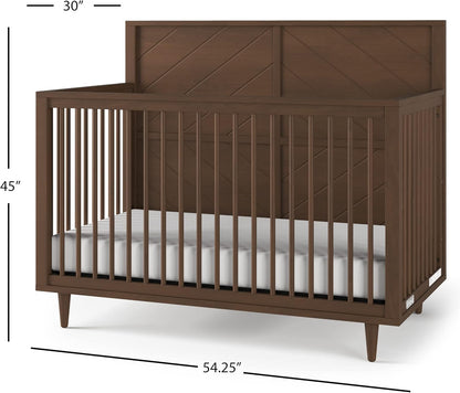 Child Craft Surrey Hill 4-in-1 Convertible Crib, Baby Crib Converts to Day Bed, Toddler Bed and