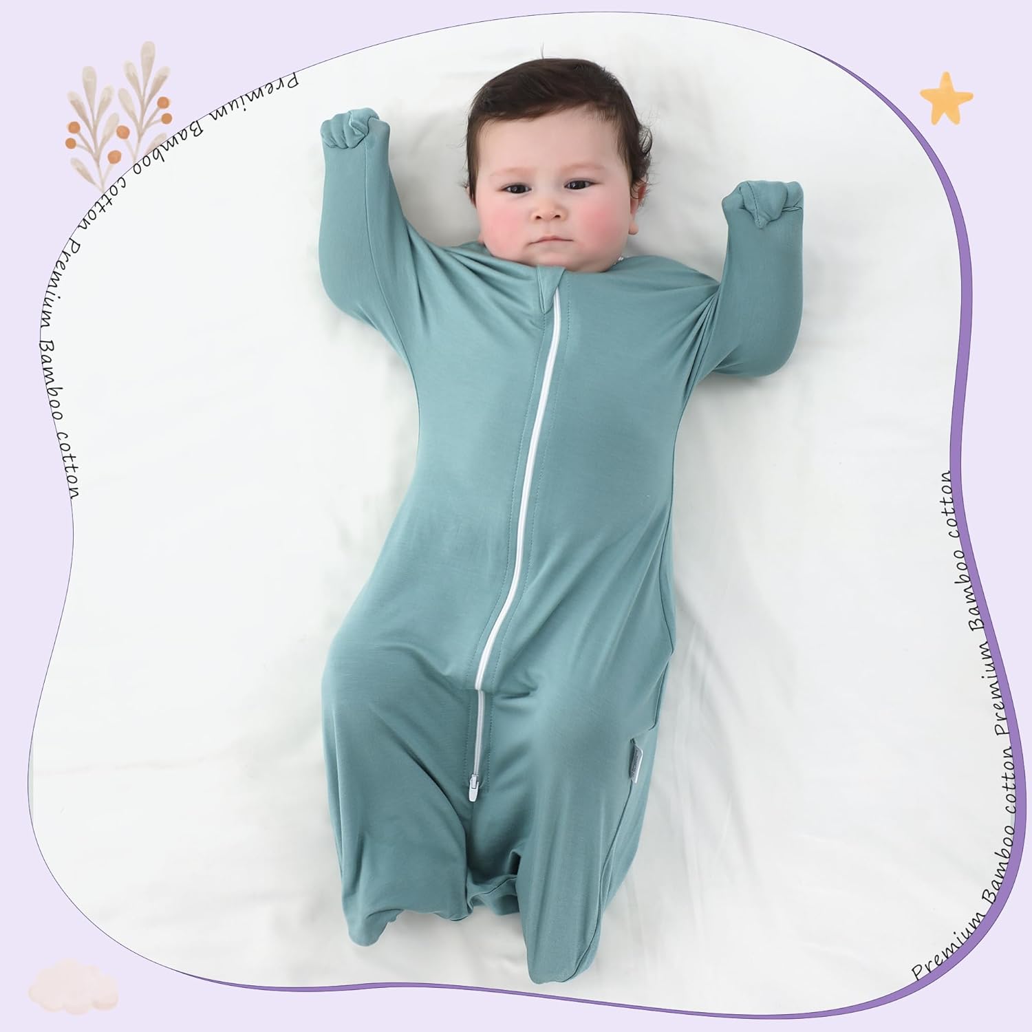 PuppyPaws Baby Sleep Sack, Transition Swaddle, Sleep Sack 9-15 Months, Wearable Blanket Baby with