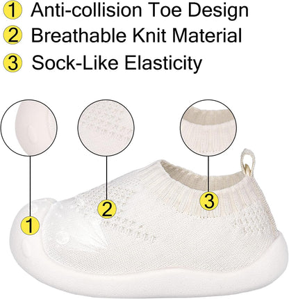 Baby First-Walking Shoes 1-4 Years Kid Shoes Trainers Toddler Infant Boys Girls Soft Sole Non Slip