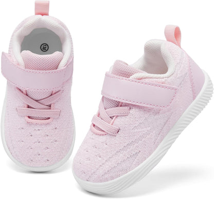 MORENDL Toddler Sneakers Baby Boys & Girls Barefoot Shoes Lightweight Breathable Walking Running