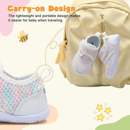 FEETCITY Baby Walking Shoes Barefoot Baby Shoes Infant Sneakers Newborn Crib Shoe Lightweight