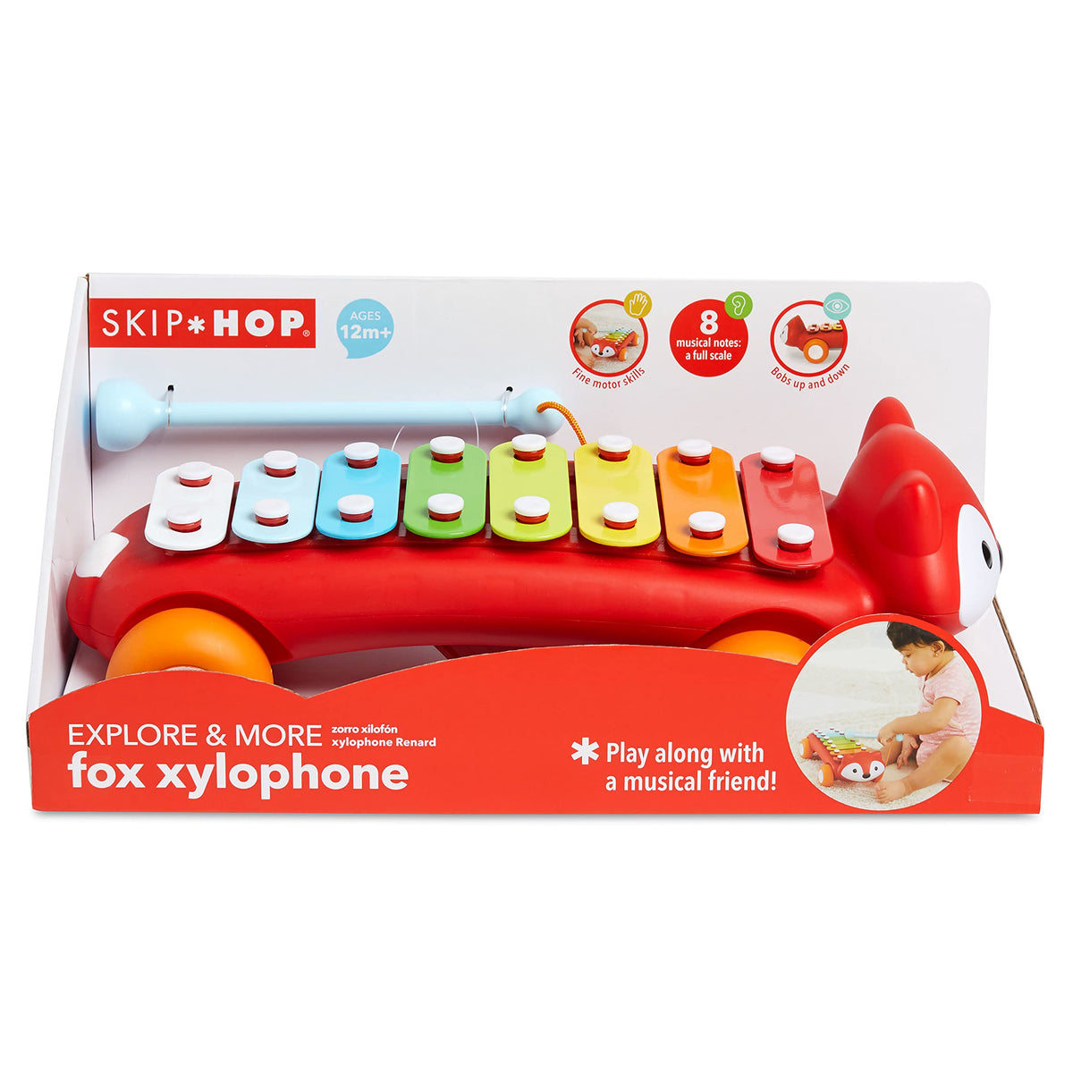 Skip Hop Xylophone Baby Toy, Explore & More, Fox
