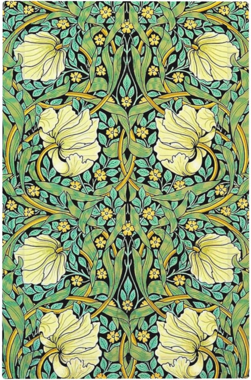 Light Switch Cover Plate William Morris Vintage Floral Yellow Flowers Green Leaf 1 Gang No Device