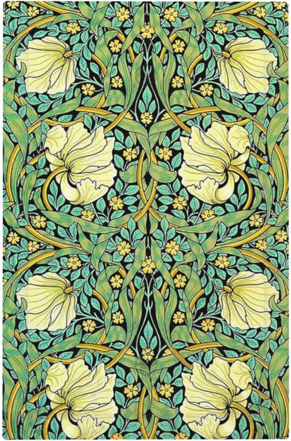 Light Switch Cover Plate William Morris Vintage Floral Yellow Flowers Green Leaf 1 Gang No Device