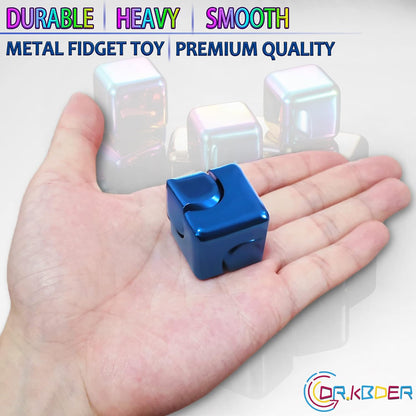 Fidget Spinner Toys Cube Adults, Easter Basket Stuffers for Teens Metal EDC Cool Desk Gadgets