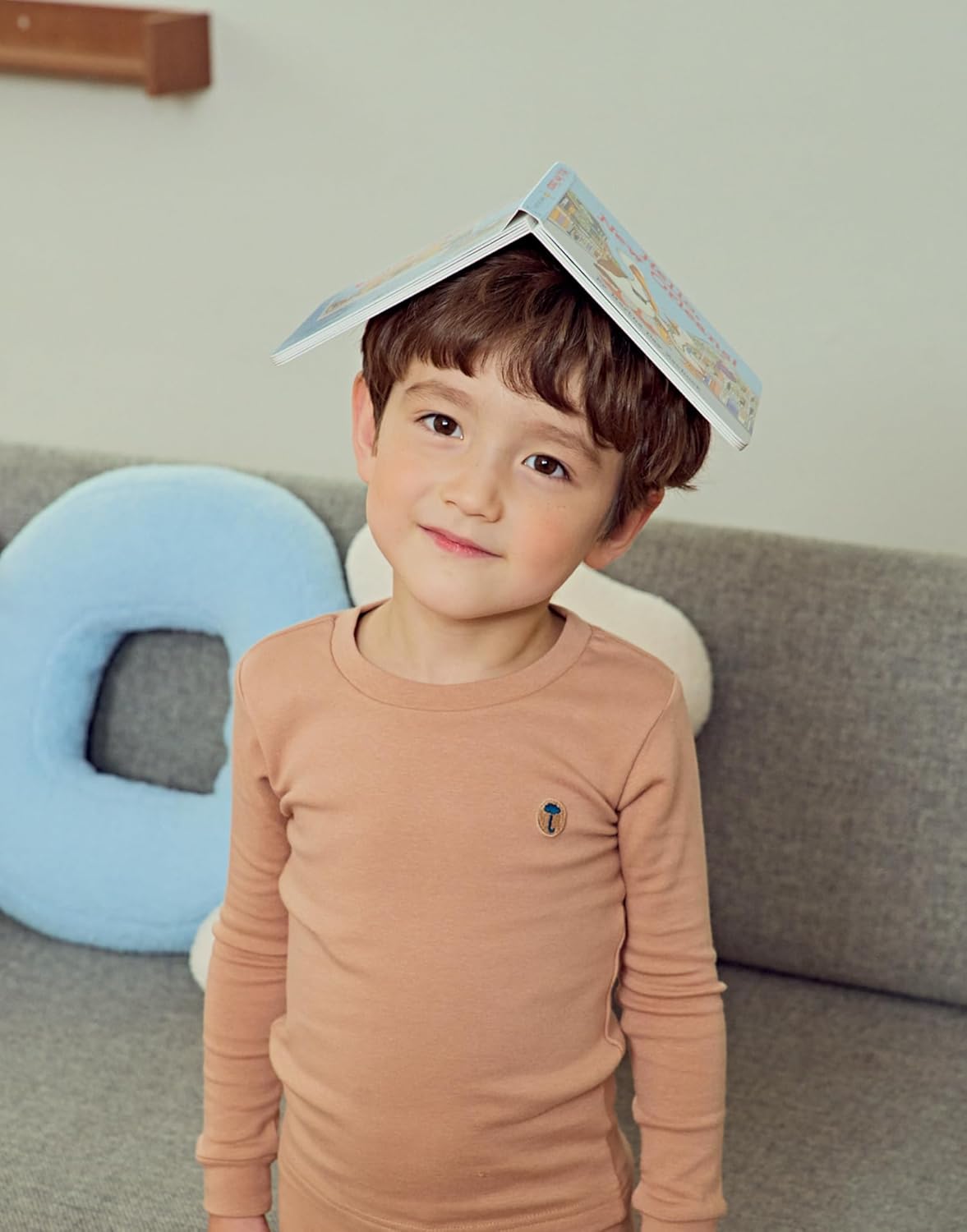 moimoln 6M-8Y Modal Cotton Solid Soft Breathable Baby Toddler Boys Girls Snug fit Pjs Long Sleeve
