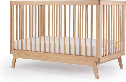 dadada Baby Soho 3-in-1 Convertible Wooden Crib to Toddler Bed - Made in Italy, GREENGUARD Gold