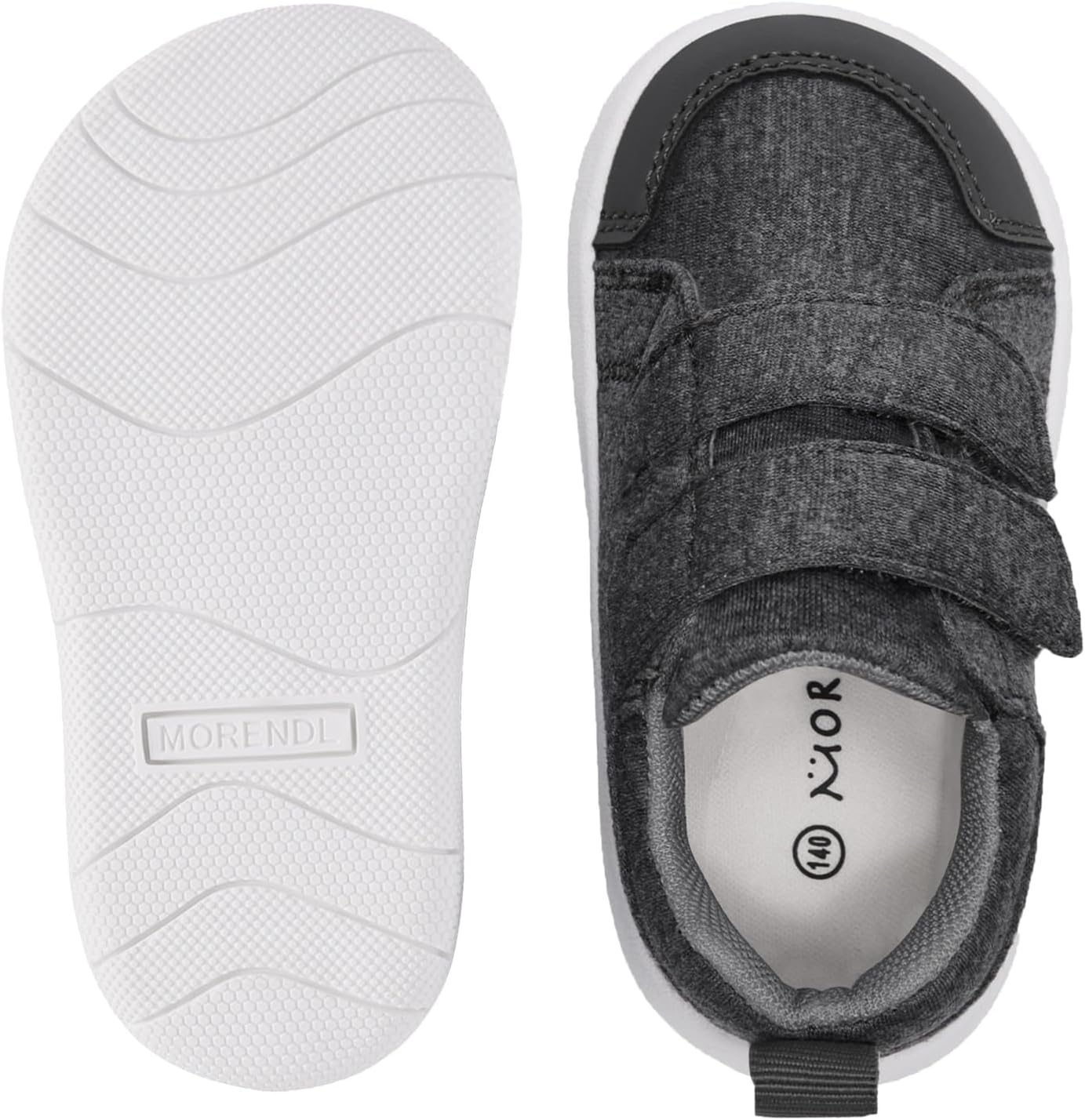 MORENDL Wide Toe Box Shoes Toddler Barefoot Shoes Baby Walking Shoe Boy Girl Non-Slip Zero Drop