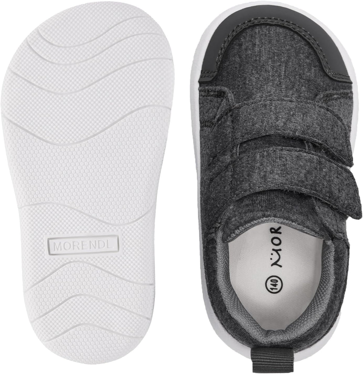 MORENDL Wide Toe Box Shoes Toddler Barefoot Shoes Baby Walking Shoe Boy Girl Non-Slip Zero Drop